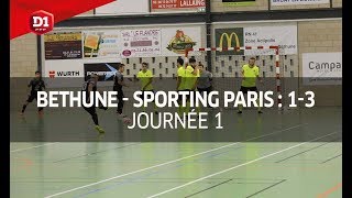 J1  Béthune Futsal  Sporting Club Paris 13 le résumé [upl. by Issac]