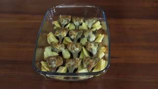 Carciofi ripieni e patate gratinati al forno [upl. by Myke]