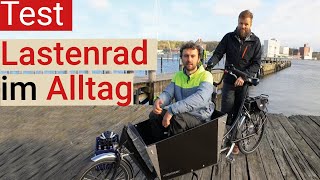 LastenradTest quotChristiania Cargo Bike 2wheelerquot mit Promovec Antrieb [upl. by Aehtorod]