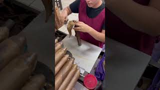 Bunching The Largest Cigar In The World 10x100 Ring Gauge shortsvideo [upl. by Brandise]