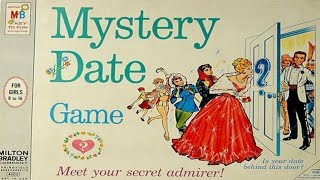 Ep 172 Mystery Date Board Game Review Milton Bradley 1965  How To Play [upl. by Amo]