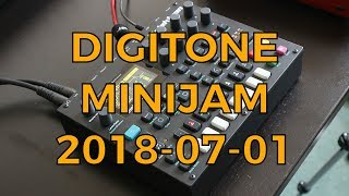 Elektron Digitone Minijam  20180701 [upl. by Aleen405]