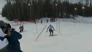 Dave Ryding SL FIS Kåbdalis 1st Run 20211120 [upl. by Abigael]