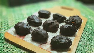 Resepi kurma salut coklat  dates bounty bar recipes [upl. by Laved]