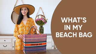 What Is In My Beach Bag My Summer Essentials That Keep My Skin Protected From The Sun [upl. by Ashbaugh]