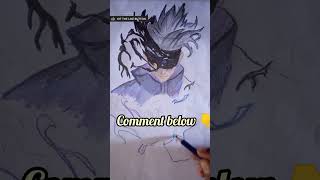 GOJO ART♥️ watch until end anime art artist youtubeshort animeart gojo jujutsukaisen [upl. by Assyla]