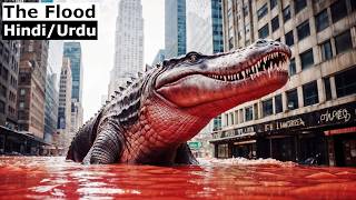 The Flood 2023 Movie Explained in HindiUrdu Summarized हिन्दी  Horror Alligators [upl. by Atoiganap]