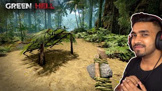 I BUILD A SMALL SHELTER IN THE JUNGLE  GREEN HELL GAMEPLAY 3 [upl. by Divd]