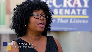 Oliver Resident Rhonda Watties Endorsed Cory McCray For Senate [upl. by Ashil]