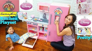 Toy Channel Cooking Toys for Kids Disney Princess Style Collection Gourmet Kitchen Play Set [upl. by Akaenahs121]