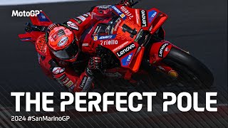 Pecco lights up Misano with a recordbreaking pole 🔥  2024 SanMarinoGP [upl. by Munshi]