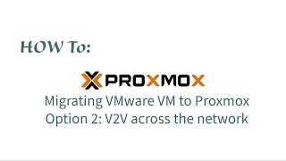 Migrating Vmware VM to Proxmox with clonezilla [upl. by Eillac]