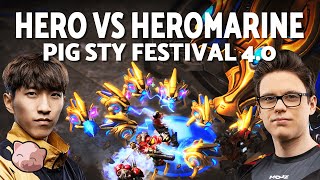 HERO vs HEROMARINE Cheesy Clown Fiesta  10000 PiGFest 40 Ro16 Bo5 PvT  StarCraft 2 [upl. by Spearman]