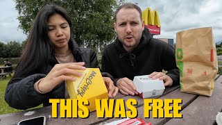 HACK  This is How You Get Free McDonalds Meals 🇮🇪 [upl. by Ayahs]