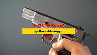 ToyGunﾓﾃﾞﾙｶﾞﾝ発火【マルシン XPFC ブローニング HiPower コマーシャルモデル シルバーメッキABS完成品】 [upl. by Aniahs813]