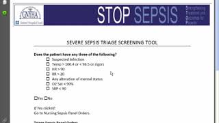 Using the Sepsis Protocols [upl. by Irene308]