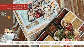 Kartka nr 12  Zimowe Kartkowanie [upl. by Woolcott]