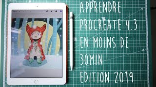 Apprendre Procreate en moins de 30 min  2019 EDITION [upl. by Haran626]