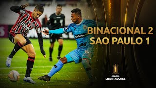 Binacional vs Sao Paulo 21  GOLES  CONMEBOL Libertadores 2020 [upl. by Herminia]