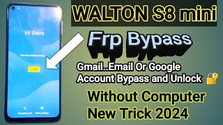 Walton S8 miniquot Frp bypass quot Without Pc New Trick 202 [upl. by Ihculo]