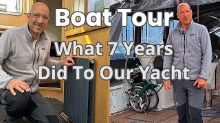 51  Boat Tour of Polaris Our Upgraded Bavaria Cruiser 46 2017 [upl. by Lizned851]