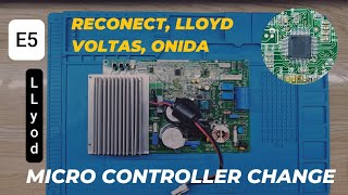 E5 ERROR  COMMUNICATION ERROR  ONIDA RECONECT LLYOD VOLTAS INVERTER AC [upl. by Jonie447]