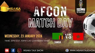 AFCON 2024 Zambia Vs Morocco PreGame Commentary [upl. by Eerrehs940]