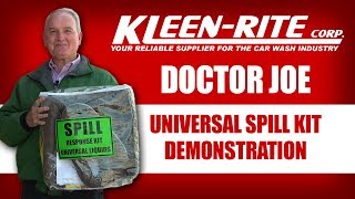 Easy Spill Cleanup  OnSite Training Demonstration  Universal Spill Kit [upl. by Jennilee]