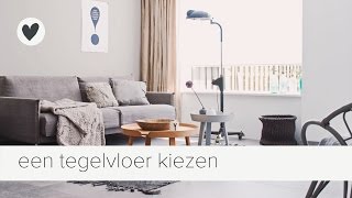 de juiste tegelvloer kiezen  vtwonen  tips [upl. by Ahras]