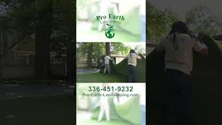 Greensboro Artificial Turf Installation artifial turf backyard makeover artificial grass [upl. by Holmes]