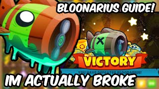 BTD6  How I beat Bloonarius on Half Cash Logs [upl. by Ginny181]