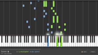 Synthesia Piano Fluttering Petals by Chost [upl. by Lavella]