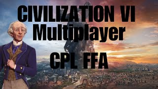 Civ 6 Multiplayer  12 man Free For All [upl. by Adigun564]