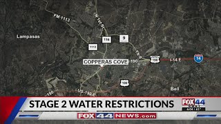 Copperas Cove under Stage 2 Water Restrictions [upl. by Clava]