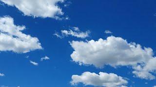 blue sky Effect background video beautiful Clouds Moving Time lapse footage HD Piano music [upl. by Jala542]