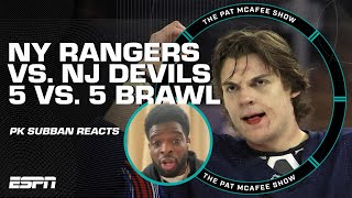 This is great for the game 🗣️  PK Subban on RangersDevils brawl amp rivalry  The Pat McAfee Show [upl. by Jadd]