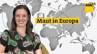 MAUT IN EUROPA Tipps für Vignetten und Co  ADAC [upl. by Ydurt536]