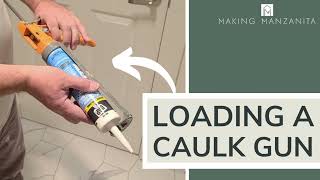 Loading Caulk Gun Step by Step [upl. by Iatnwahs143]