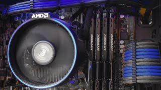 AMD Wraith Spire RGB LED Unboxing and Install [upl. by Levy]