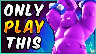 The ONLY Elixir Golem Deck Pros Play in Clash Royale 🏆 [upl. by Eugenie]