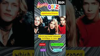 Who Sang quotMMMBopquot 90smusic 90s shorts musicquiz musictrivia [upl. by Annehsat]