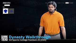 College Football 25  Dynasty walkthrough and recruitment basics collegefootball25 CFB25 [upl. by Oster]