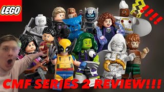 LEGO MARVEL SERIES 2 REVIEW [upl. by Celtic]