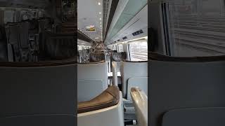 First Class Trenitalia railway Departure from Zurich Switzerland to Milan Italy [upl. by Gewirtz]