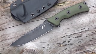 Eafengrow EF 125 Knife 40 Review  14C28N  Budget Fixed Blade Knife [upl. by Adialeda]