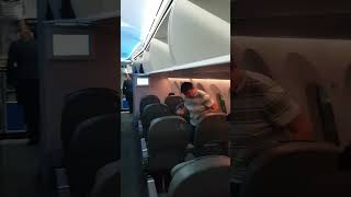 INSIDE BUSINESS CLASS AIR EUROPA BOEING 787900 DOMESTIC FLIGHT SPAIN [upl. by Newsom]