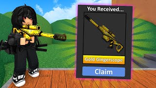 Rank 1 Gold Gingerscope in MM2 [upl. by Dnaleel]