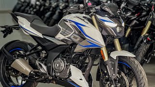 Ye Hai 2024 Ki Bajaj Pulsar N 250 White  Detailed Review  Best Looking nd Budget Bike in India [upl. by Hubie]