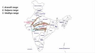 Peninsular Mountains of India  Aravalli Vindhya Satpura Western amp Eastern Ghats  UPSC Geography [upl. by Neville]