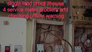 single land proof 3house4 service metre problem and checking officer warning Sri [upl. by Tihw]